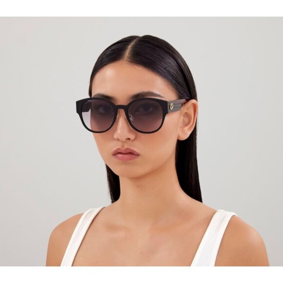 NEW GUCCI SUNGLASSES BLACK GREY WOMEN EYEWEAR GUCCI main image 4